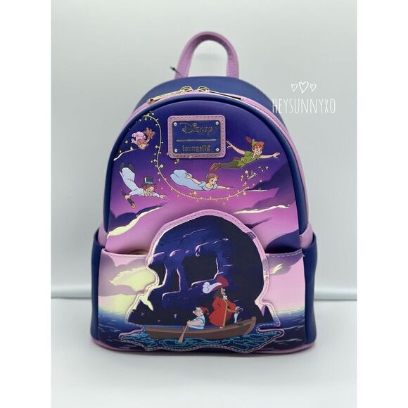 Loungefly Handbags - Loungefly Disney Peter Pan Skull Rock Mini Backpack
